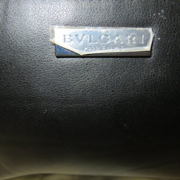 BVLGARI POUCH w/ DUSTBAG SHAVING BAG COSMETIC CASE CLUTCH - Picture 4 of 13